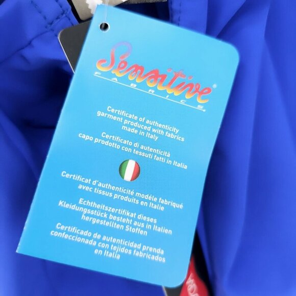 NWT KARLA COLLETTO Cover Up Skirt Basin A-Line LAPIS BLUE Stretch Size SMALL - Picture 4 of 7